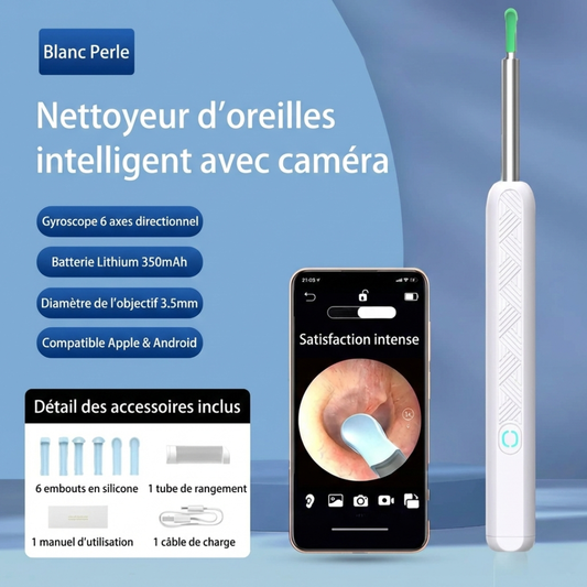 Nettoyeur d’Oreilles Intelligent avec Caméra