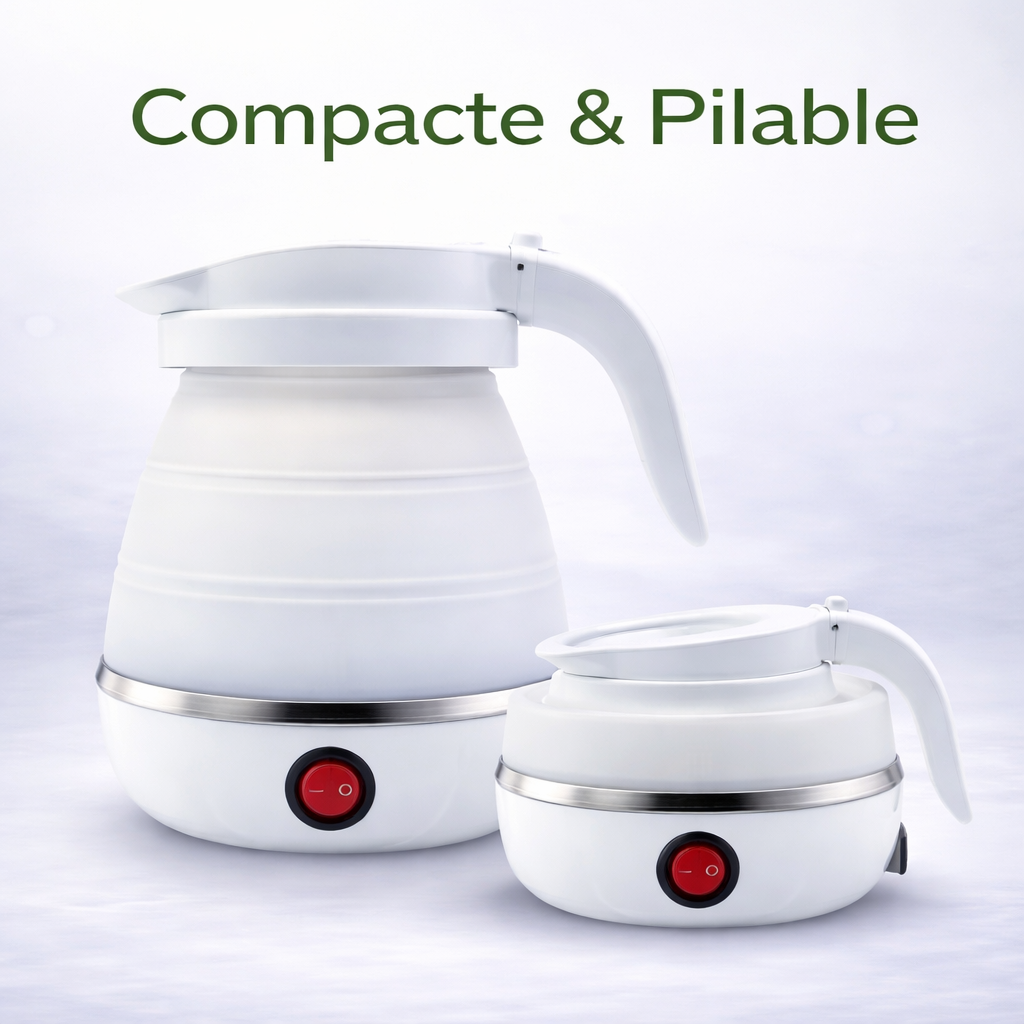 Bouilloire Électrique Pliable de Voyage