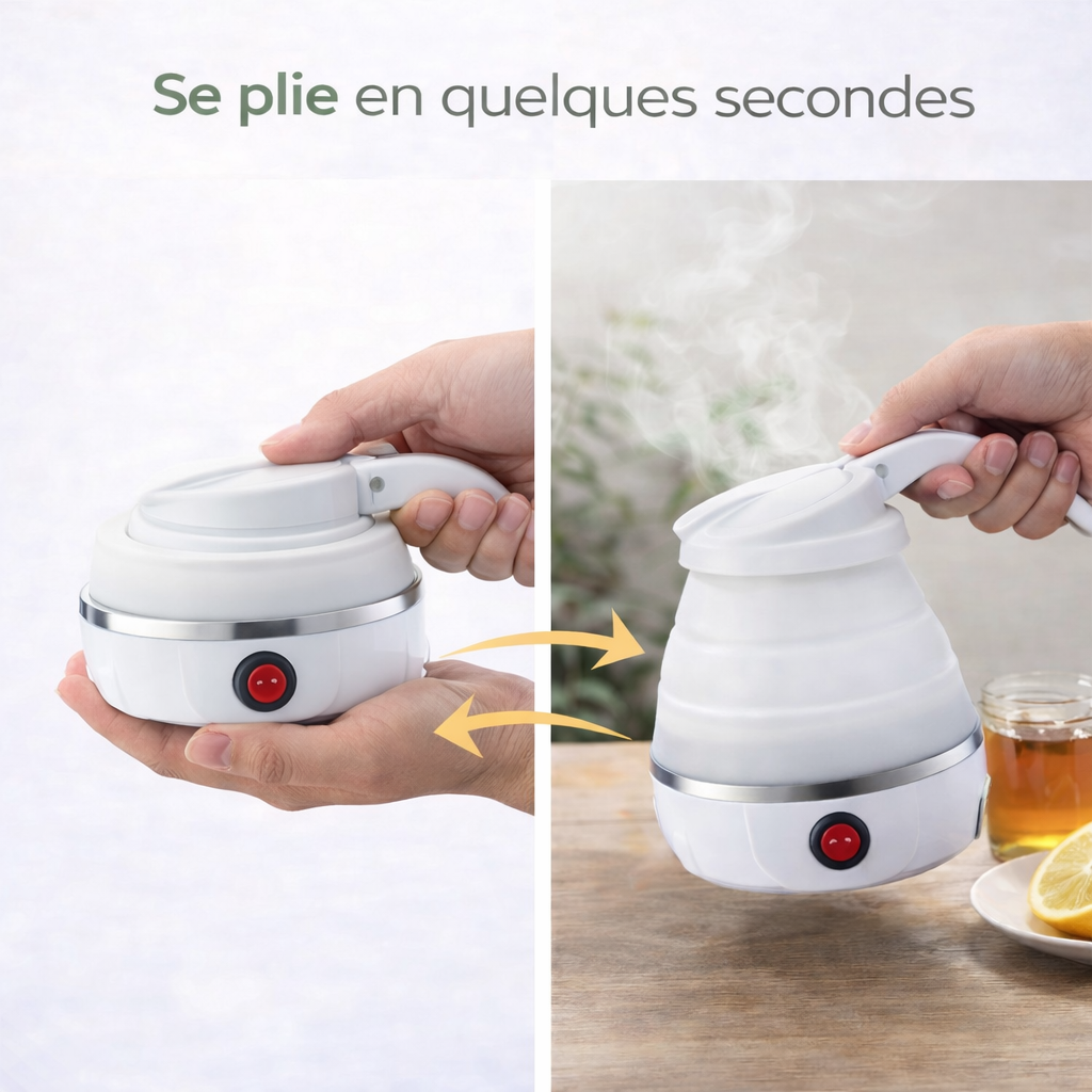 Bouilloire Électrique Pliable de Voyage