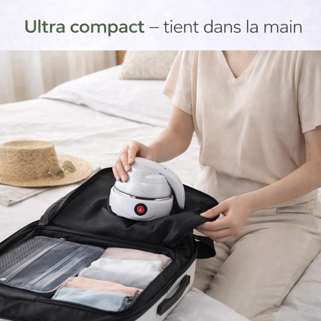 Bouilloire Électrique Pliable de Voyage
