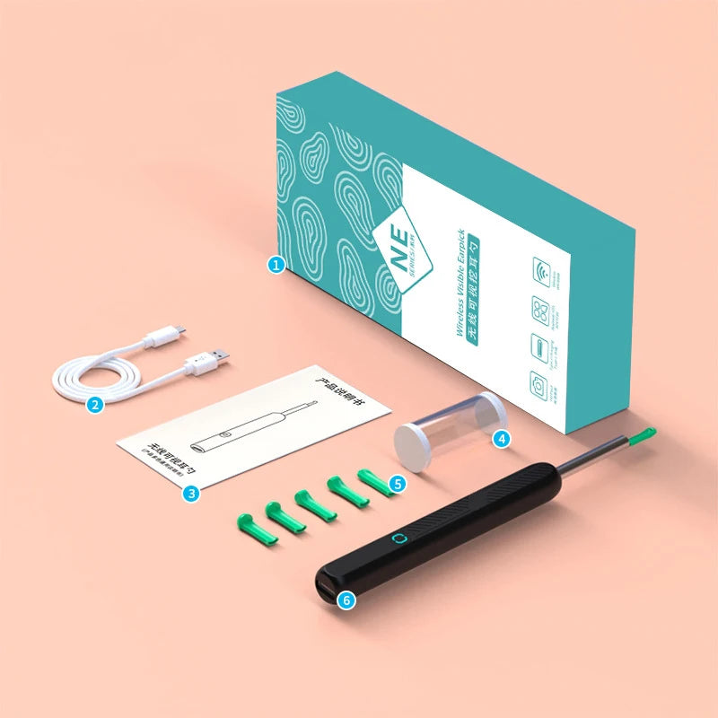 Nettoyeur d'oreilles visuel haute précision