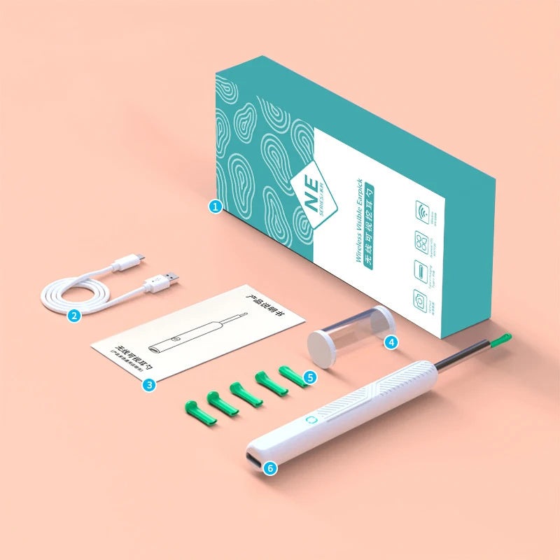 Nettoyeur d'oreilles visuel haute précision