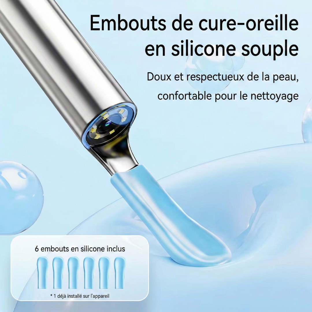Nettoyeur d'oreilles visuel haute précision