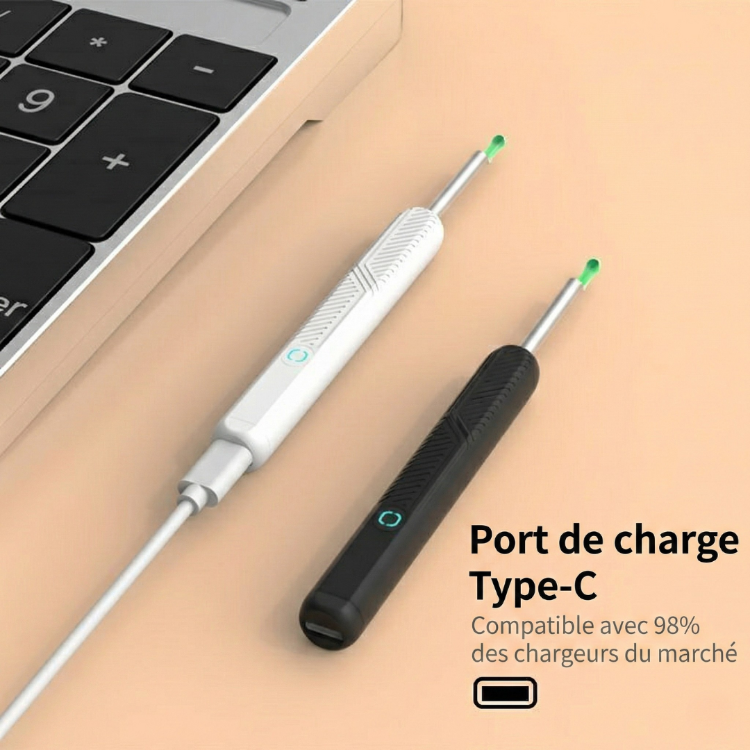 Nettoyeur d'oreilles visuel haute précision